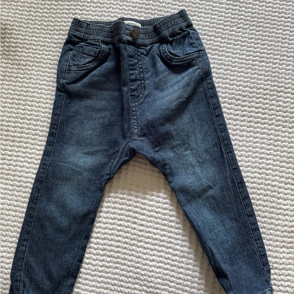 Country Road/GAP 18-24M 3 pack Blue/Gray Relaxed Fit Jeans